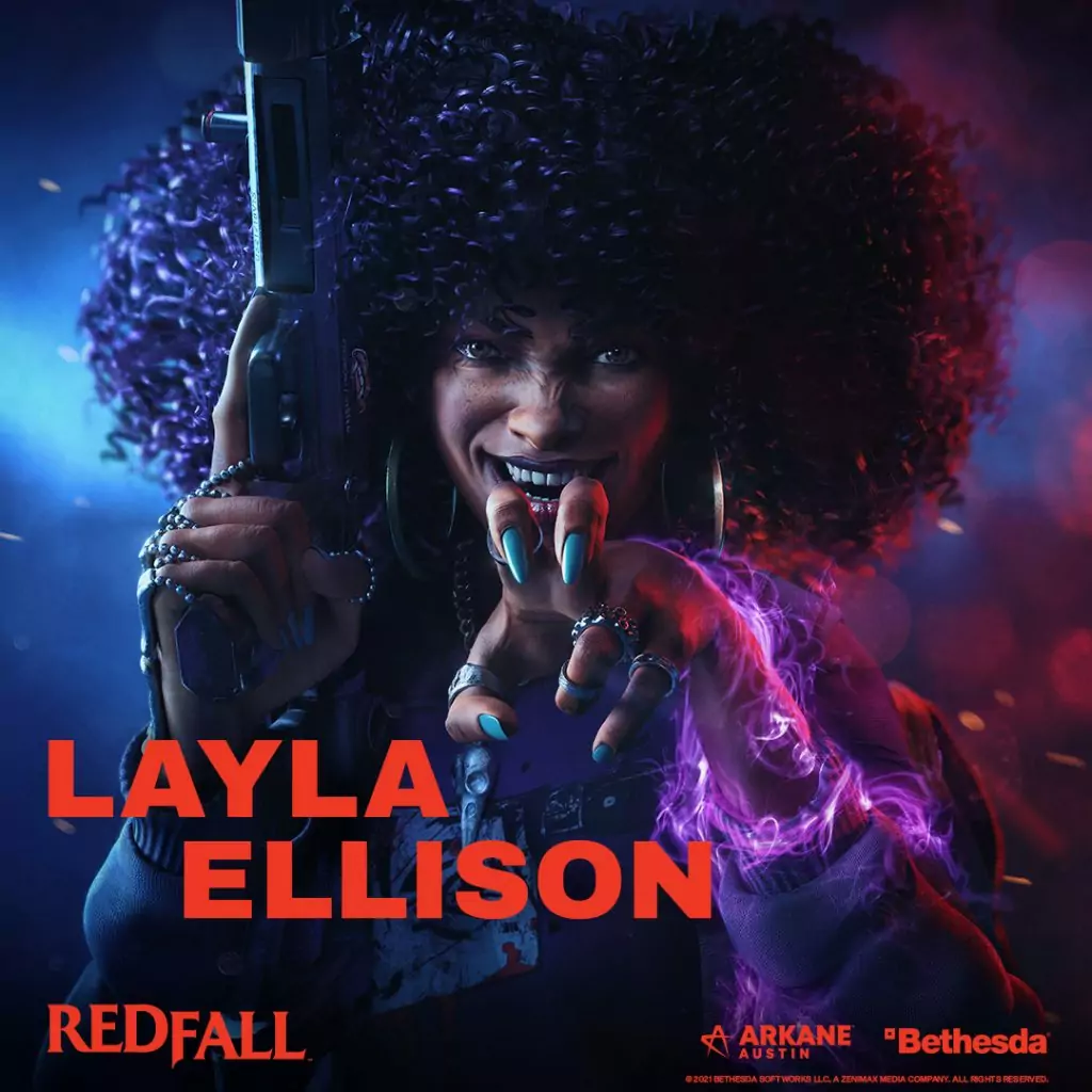 Retrato de Layla Ellison, de Redfall