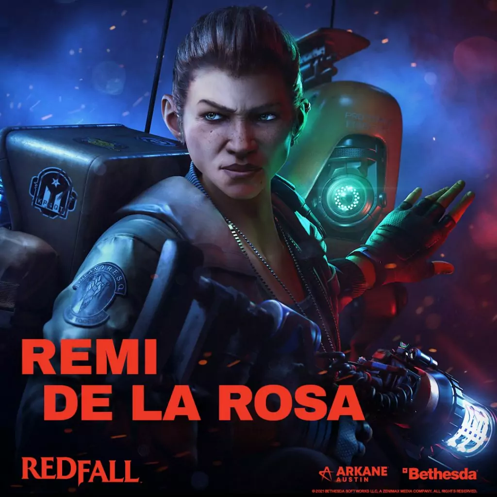 Retrato de Remi de la Rosa, de Redfall
