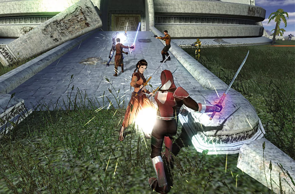 Captura de pantalla del juego Knights of the Old Republic.