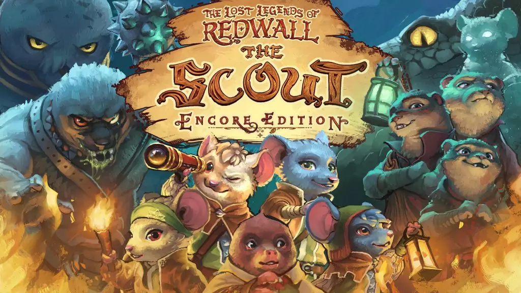 Arte promocional de The Los Legends of Redwall: The Scout Anthology.