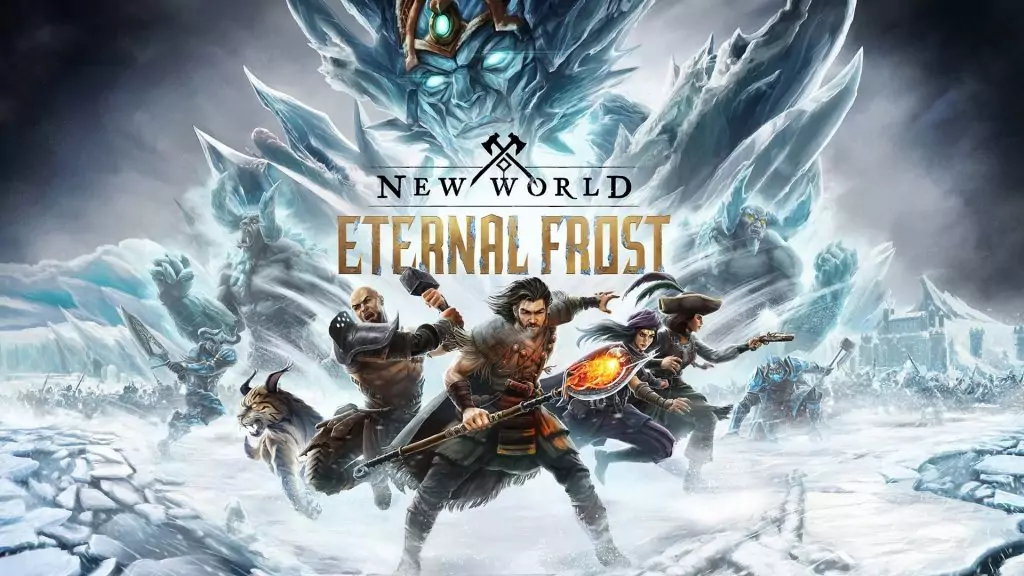 Arte oficial de Eternal Frost, la nueva actualización de New World.