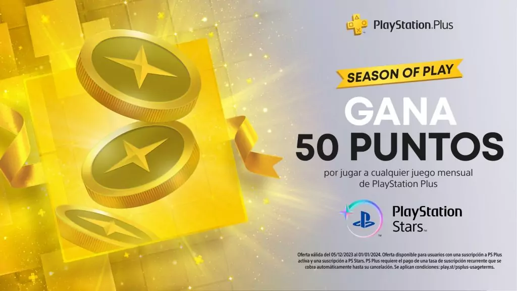 Imagen oficial de las 50 monedas extra que otorgará PlayStation Stars este mes.