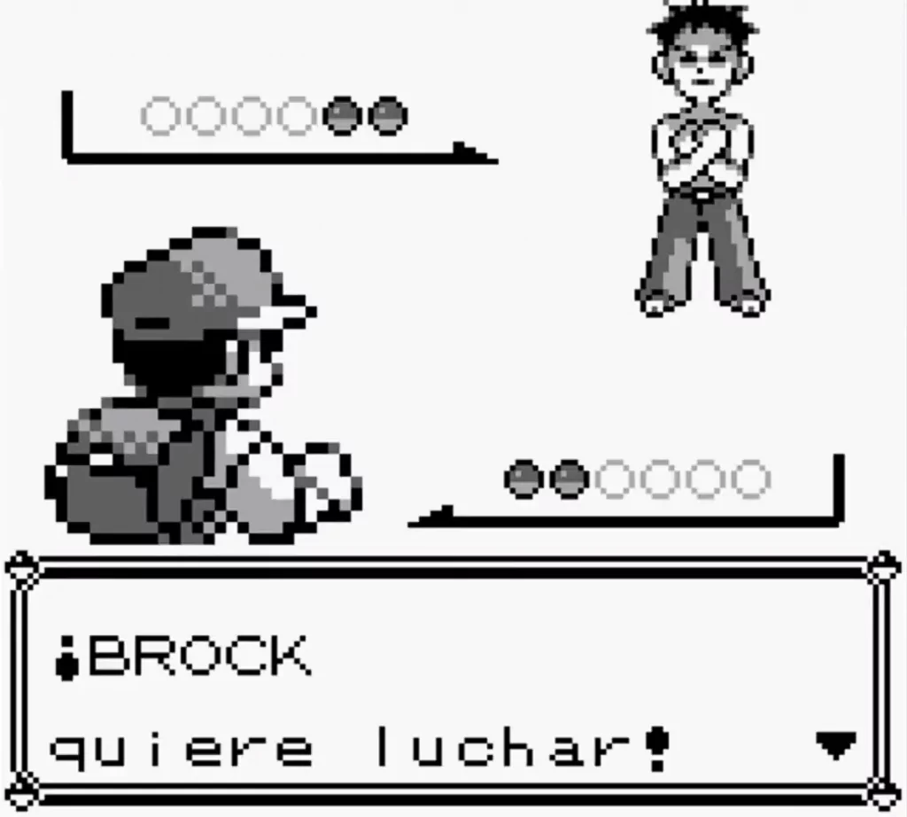 Brock fue el primer verdadero problema que me encontré en el juego