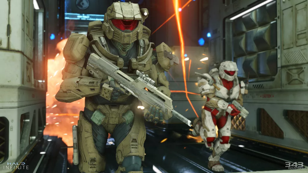Captura de pantalla oficial de Halo Infinite.