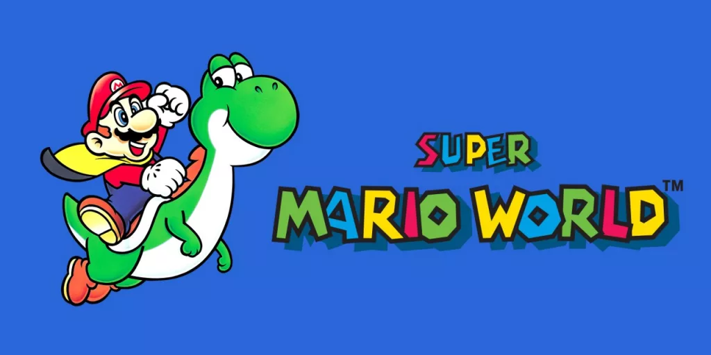 Arte promocional de Super Mario World.